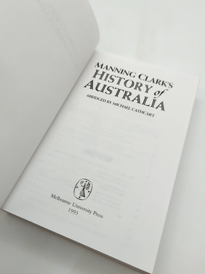 History Of Australia by Manning Clark (Paperback, 1993) Australian History by Manning Clark