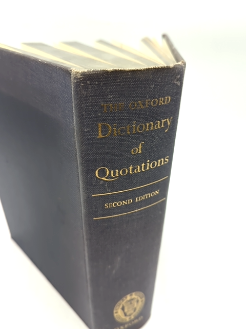 The Oxford Dictionary Of Quotations by Various (Hardcover, 1964) by Various