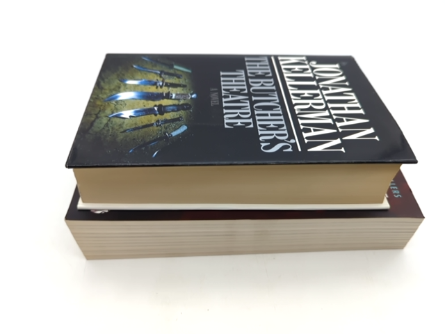 2 x Jonathan Kellerman thriller novels: Butcher's Theatre, Golem of Hollywood by Jonathan Kellerman