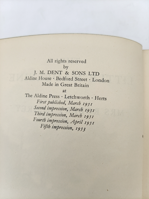 The Little Madeleine by Mrs Robert Henrey (Cloth, 1953) Autobiography by Mrs Robert Henrey