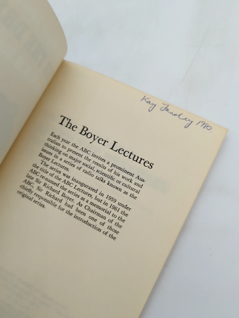 After the Dreaming by WEH Stanner, Anthropology, 1968 Boyer Lectures, Aboriginal by William Edward Hanley Stanner