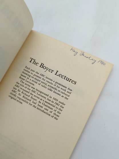 After the Dreaming by WEH Stanner, Anthropology, 1968 Boyer Lectures, Aboriginal by William Edward Hanley Stanner