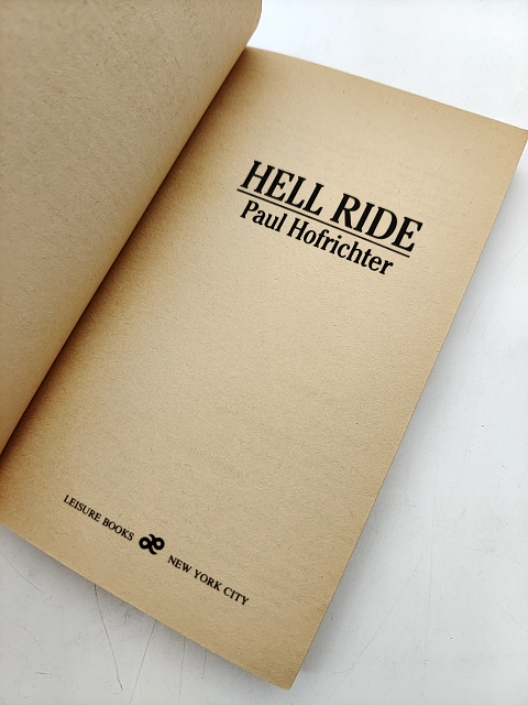 Roadblaster Hell Ride by Paul Hofrichter (Paperback, 1987) by Paul Hofrichter