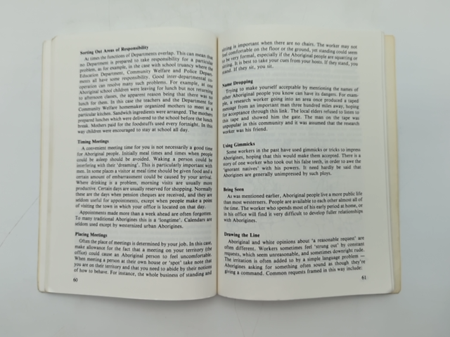 Working with Aborigines in Remote Areas by John Sherwood, De Hoog by "John Sherwood John De Hoog"