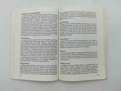 Working with Aborigines in Remote Areas by John Sherwood, De Hoog by "John Sherwood John De Hoog"