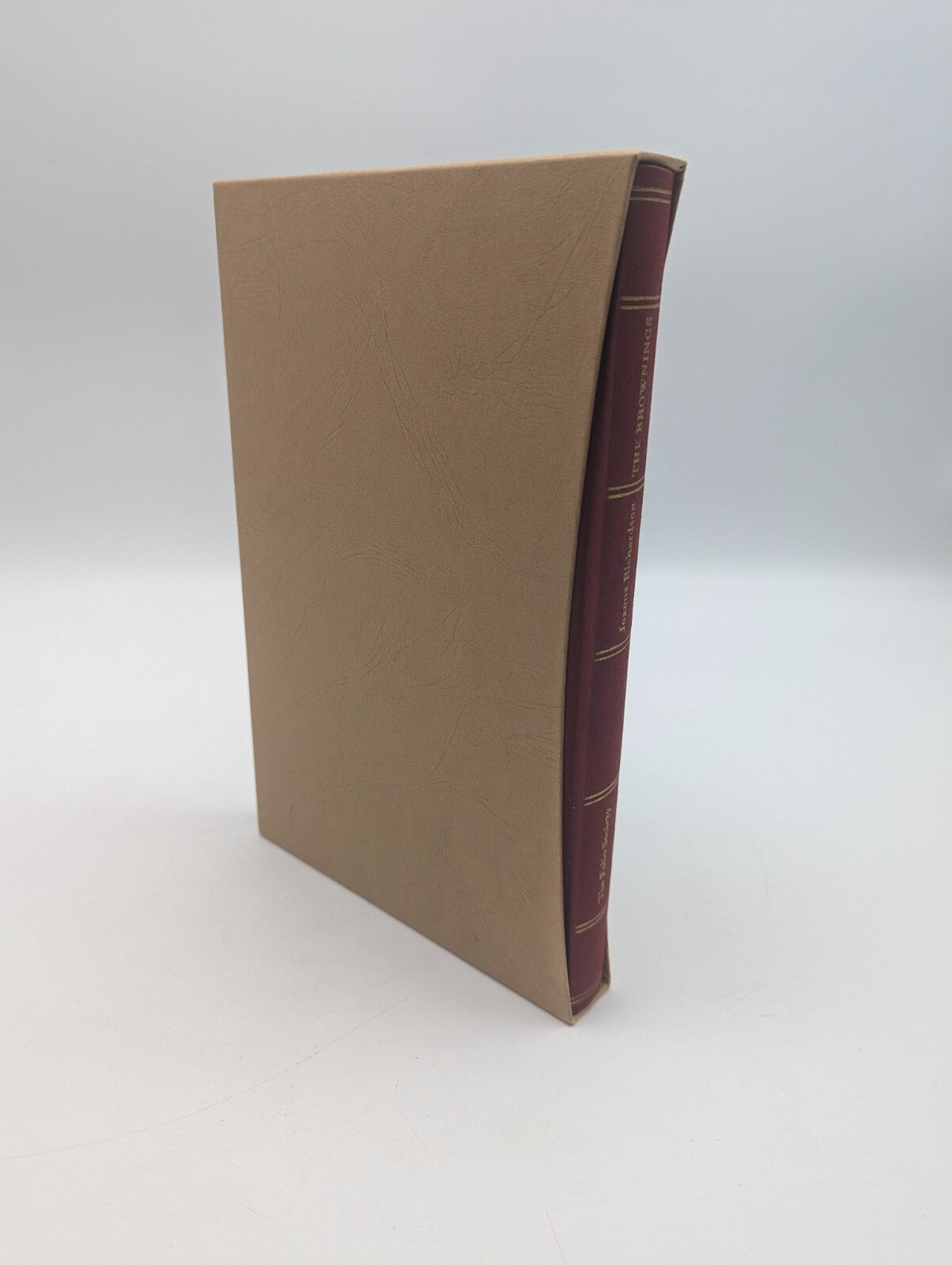 The Brownings by Joanna Richardson Folio Society hardback slipcase biography by Joanna Richardson