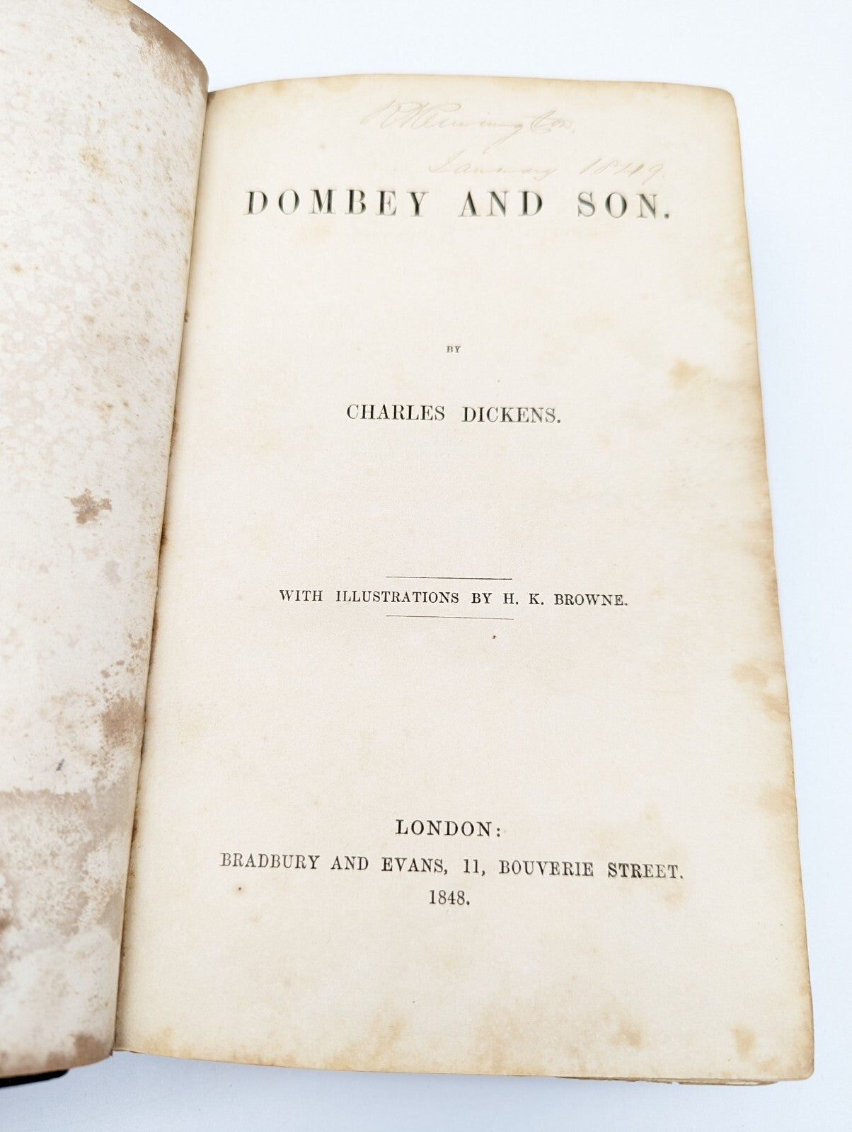 Dombey And Son by Charles Dickens (Hardcover, 1848) 1st Edition Scarce by Charles Dickens