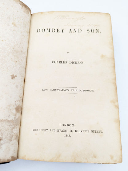 Dombey And Son by Charles Dickens (Hardcover, 1848) 1st Edition Scarce by Charles Dickens