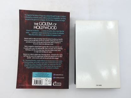 2 x Jonathan Kellerman thriller novels: Butcher's Theatre, Golem of Hollywood by Jonathan Kellerman