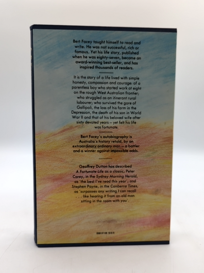 A Fortunate Life by A B Facey (Hardcover, 1983) 1st Edition Australian History by Not Available