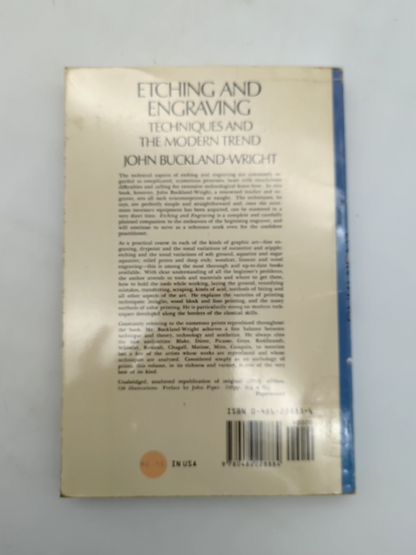 Etching And Other Graphic Arts: An Illustrated Treatise,, George Taylor Plowman by John Buckland-Wright