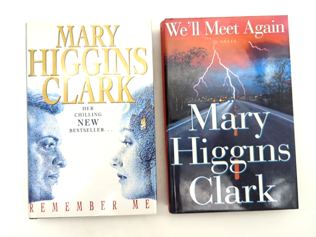 2x Mary Higgins Clark Hardcover Bundle We'll Meet Again & Remember Me by Mary Higgins Clark