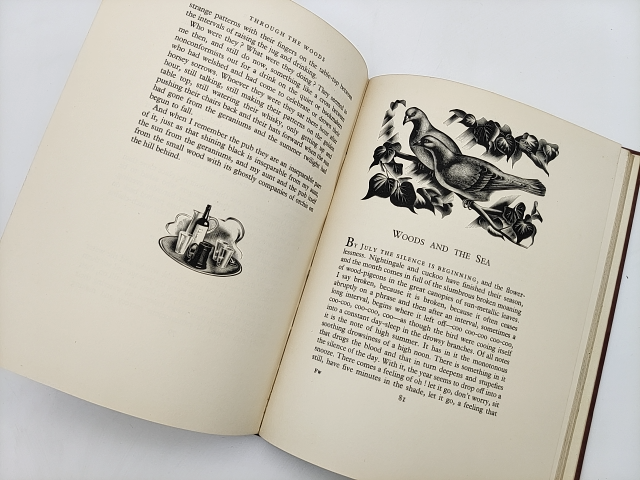Through The Woods by H E Bates (Cloth, 1936) Natural History by H E Bates