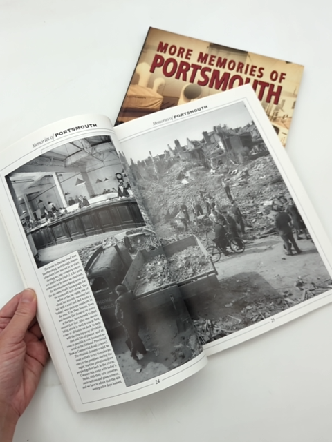 2x Memories Of Portsmouth & More, Hardcover, 2001 South Coast of England History by True North Holdings