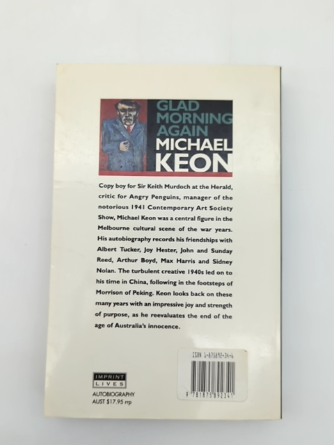 Glad Morning Again by Michael Keon (Paperback, 1996) 1st Edition by Michael Keon