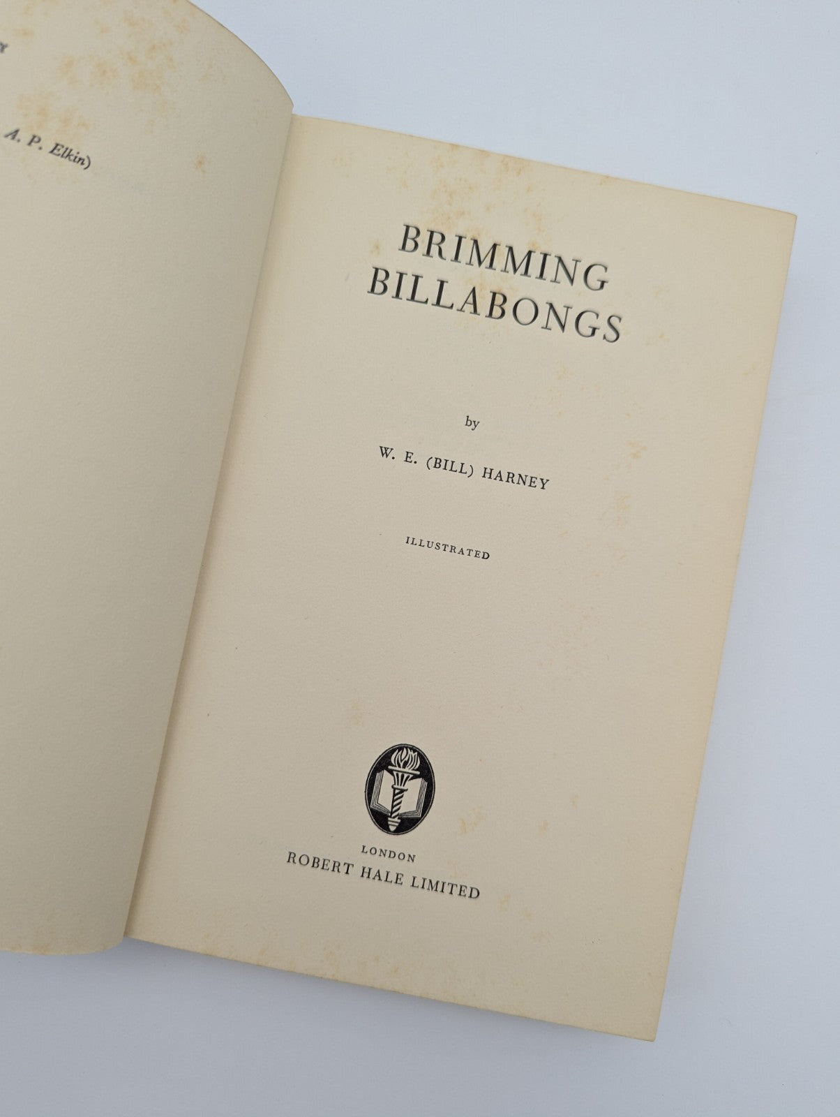 Brimming Billabongs by Bill Harney (W. E.) (Hardcover, 1963) NT Aboriginal by Bill Harney (W. E.)