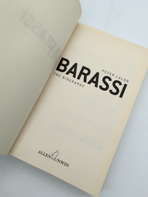 Barassi: The Biography by Peter Lalor, Australian History by Peter Lalor