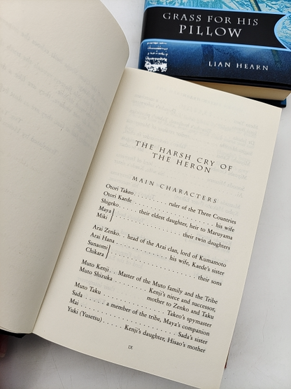 Lian Hearn Tales of the Otori: Grass for His Pillow; Harsh Cry Heron Books 2 4 by Lian Hearn