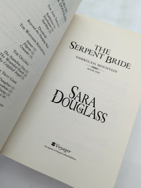 The Serpent Bride (darkglass Mountain) by Sara Douglass, Fantasy by Sara Douglass