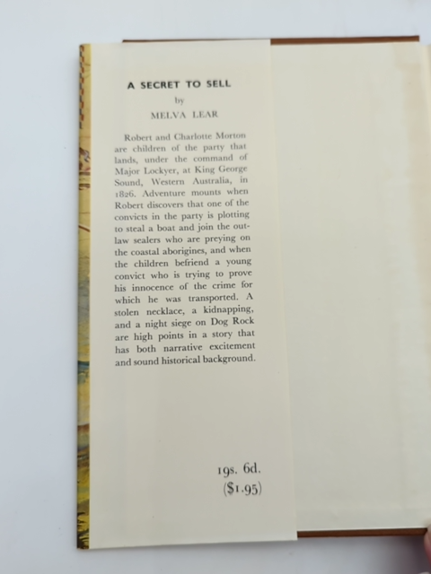 Secret To Sell by Melva Lear (Hardcover, 1965) by Melva Lear