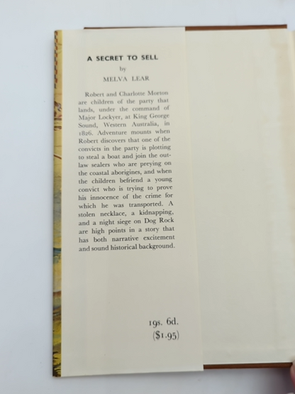 Secret To Sell by Melva Lear (Hardcover, 1965) by Melva Lear