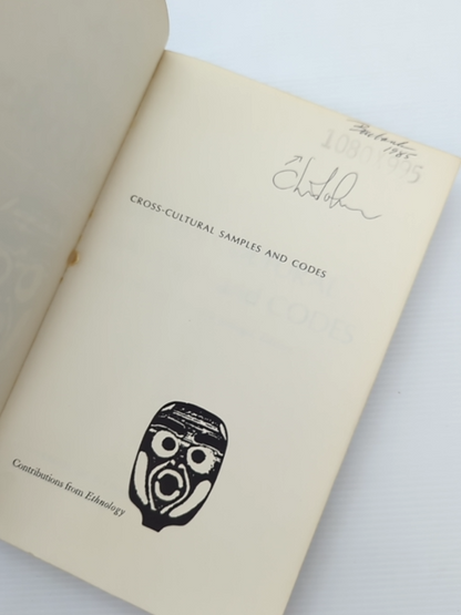 Cross-cultural Samples And Codes by Alice Barry (Eds.) Herbert Iii And Schlegel by Alice Schlegel