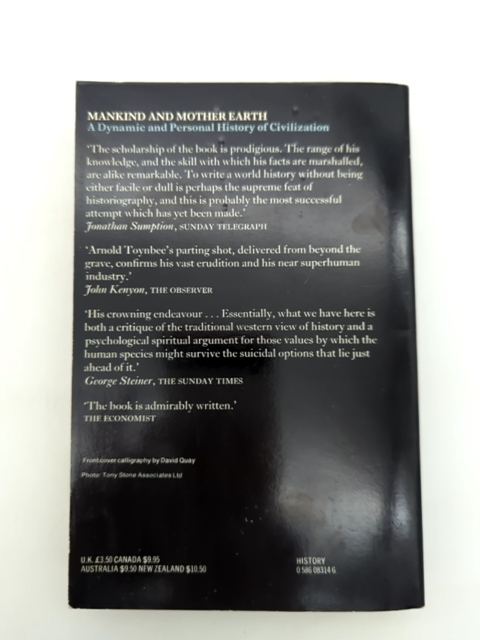 Mankind And Mother Earth by Arnold Toynbee, Environmental Issues by Arnold Toynbee