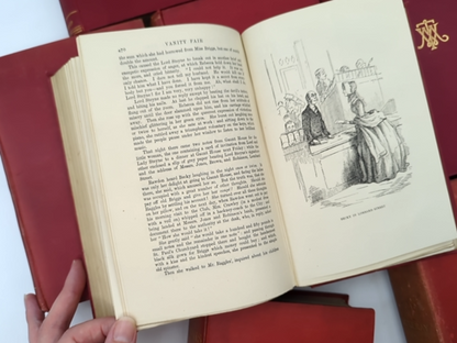 The Works Of William Makepeace Thackeray 1920, 8 Volumes, Antiquarian Books by William Thackeray