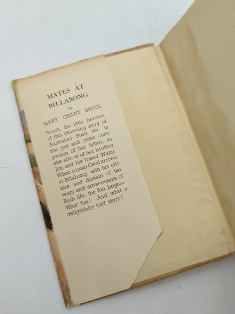 Mates At Billabong Mary Grant Bruce 1981 Hardcover Dust Jacket by Mary Grant Bruce