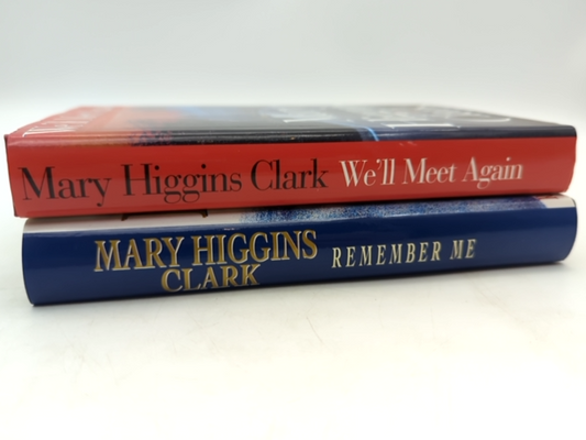 2x Mary Higgins Clark Hardcover Bundle We'll Meet Again & Remember Me by Mary Higgins Clark
