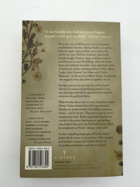 The Heart Garden Sunday Reed And Heide by Janine Burke, Art History by Janine Burke