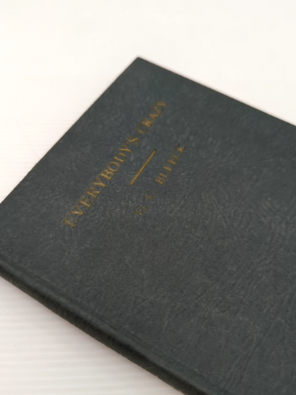 Everybody's Crazy by G C Bleeck (Hardcover, 1943) Psychology by G C Bleeck