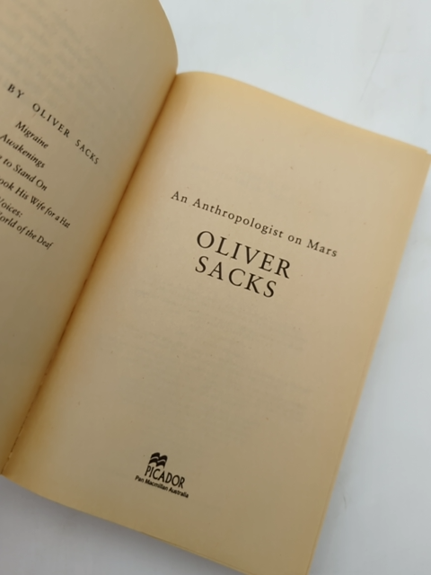 An Anthropologist On Mars Seven Paradoxical Tales, Oliver W. Sacks, Anthropology by Oliver W. Sacks