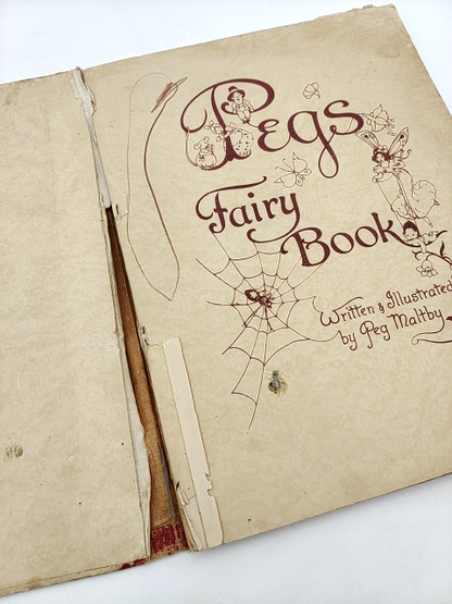 Peg's Fairy Book by Peg Maltby (Hardcover, 1945) Children's RARE by Peg Maltby