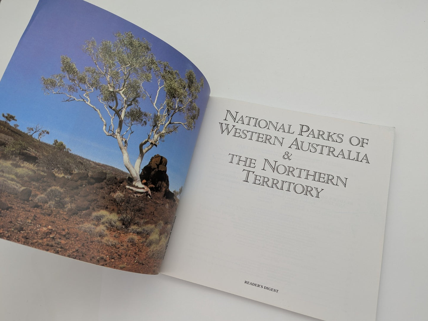 National Parks Of Western Australia And The Northern Territory, Reader's Digest by Reader's Digest Association