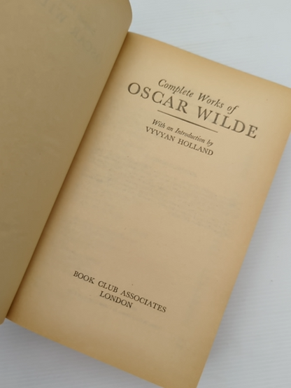 Complete Works Of Oscar Wilde by Oscar Wilde (Hardcover, 1975) Literature by Oscar Wilde