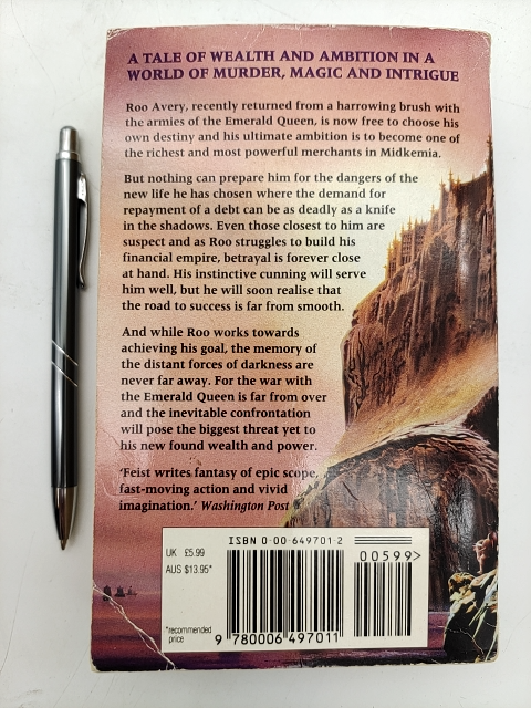 Rise Of Merchant Prince by "Raymond Feist Clive Barker", Fantasy by Raymond E Feist