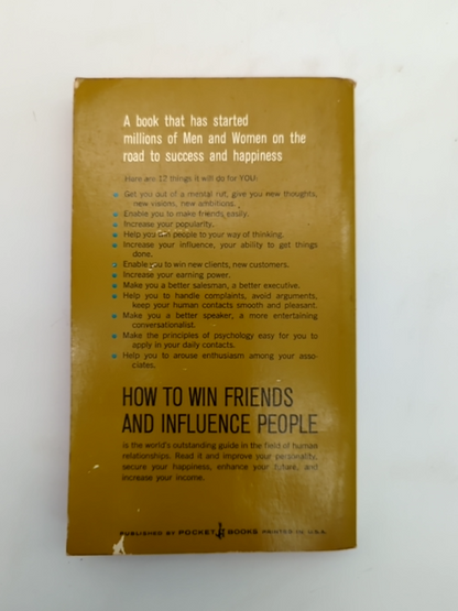 How To Win Friends And Influence People, Dale Carnegie, paperback 1975 by Dale Carnegie