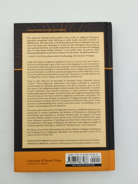 People And Change In Indigenous Australia, Francesca Merlan Diane Austin-Broos by Paul Burke
