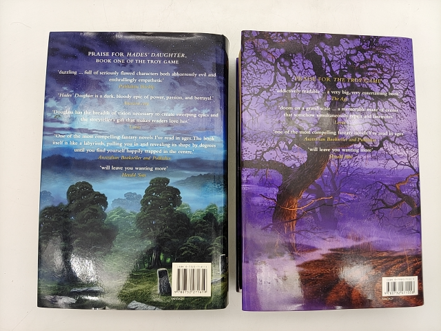 Sara Douglass Hardcover Bundle Druid's Sword & God's Concubine by Sara Douglass