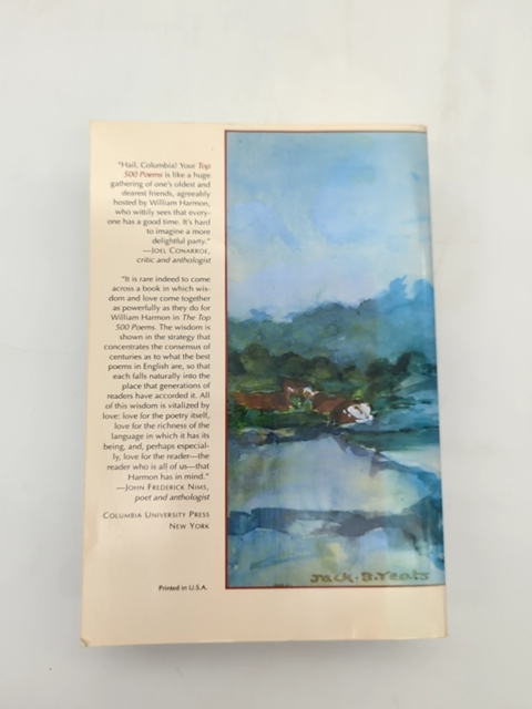 The Top 500 Poems by William Harmon (Paperback, 1992) 1st Edition Poetry by William Harmon