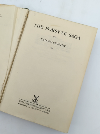 The Forsyth Saga by John Galsworthy (Hardcover, 1950) Upper Middle Class by John Galsworthy
