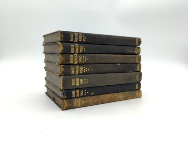 Robert Browning's Works, 7 Volumes (1916, John Murray) Vintage Poetry by Robert Browning