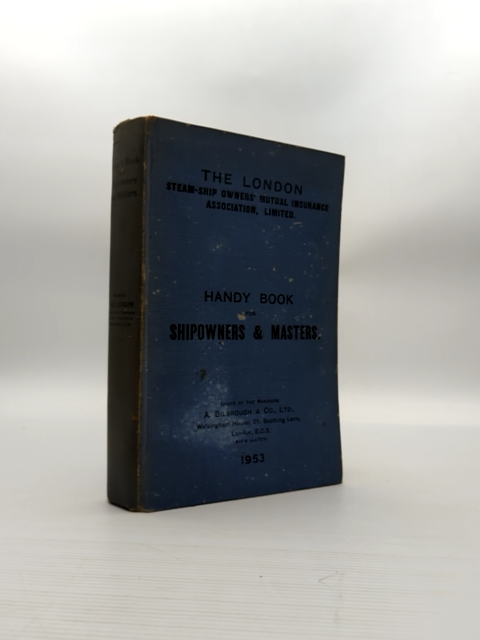 Handy Book For Shipowners And Masters by H Holman (Hardcover, 1953) by H Holman