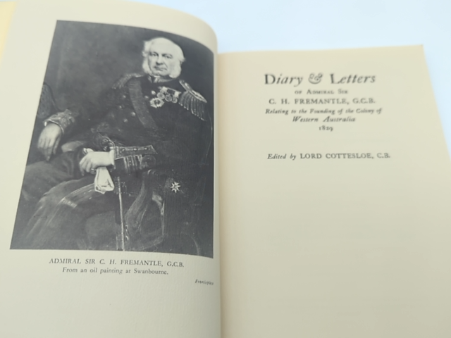 Diary & Letters of Admiral Sir C.H. Fremantle (Western Australia) WA History by Charles Howe
