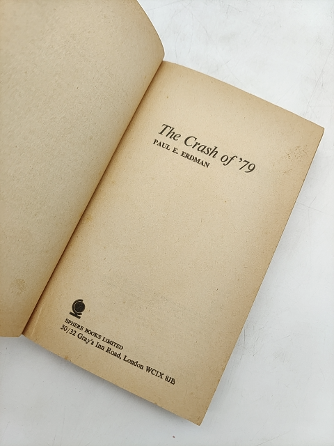 The Crash Of '79 by Paul E. Erdman (Paperback, 1978) 1976 Oil Crisis by Paul E. Erdman