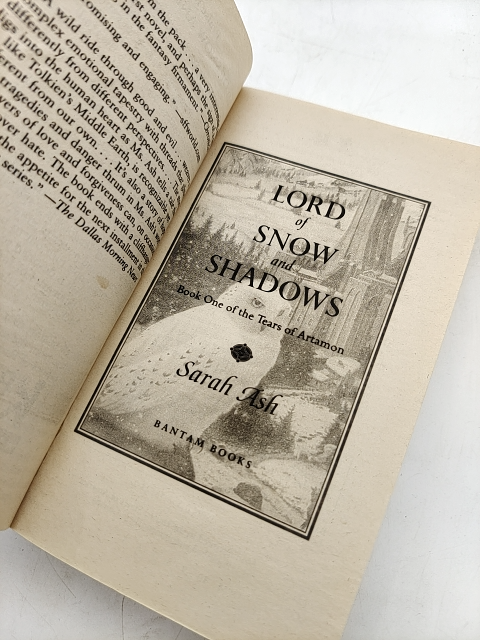 Lord Of Snow And Shadows: Book One Of The Tears Of Artamon by Sarah Ash, Fantasy by Sarah Ash