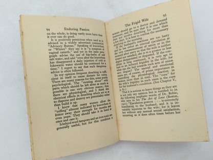 Enduring Passion by Marie Carmichael Stopes (Cloth, 1928) 1st Edition by Marie Carmichael Stopes