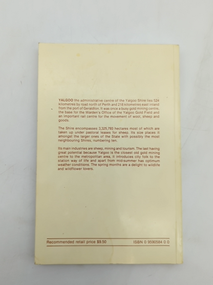 Yalgoo. by Alex Palmer (Paperback, 1989) unknown by Alex Palmer