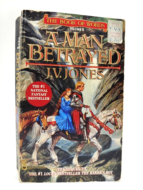 A Man Betrayed by J V Jones (Paperback, 1996) Murder, Knights Novel by J V Jones
